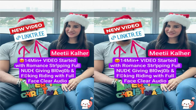 Meetii Kalher Christmas Giving – Amazing Blowjob & Fucked Riding Video
