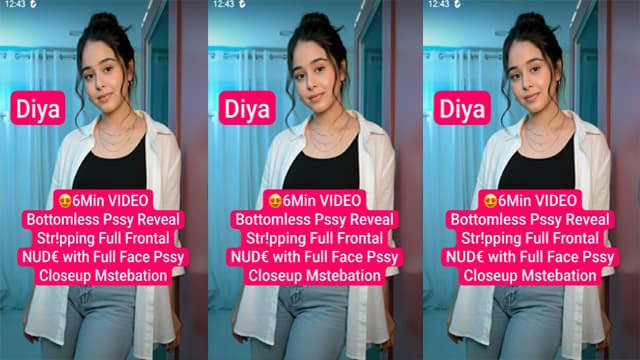 Diya Insta Model Frontal Nude Pssy Closeup Mstrbation Free Mms