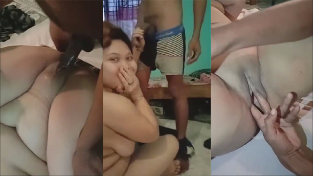 Undressed Wife Having Sex With One Guy – Recorded By Another Guy Viral Porn Video