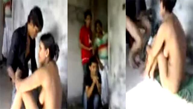 Couple Caught In Force Group Sex – Caught Porn