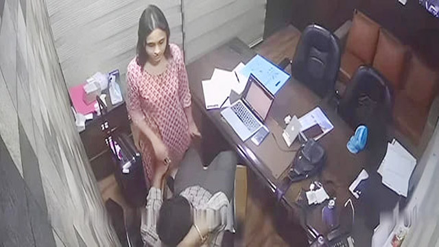 Hot Office Cam Sex – Boss Employee Video