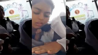 Teen Student Deep Blowjob In School Bus – Indian Sex Kahani